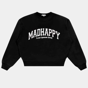 MADHAPPY CAMPUS CREWNECK SWEATER BLACK L